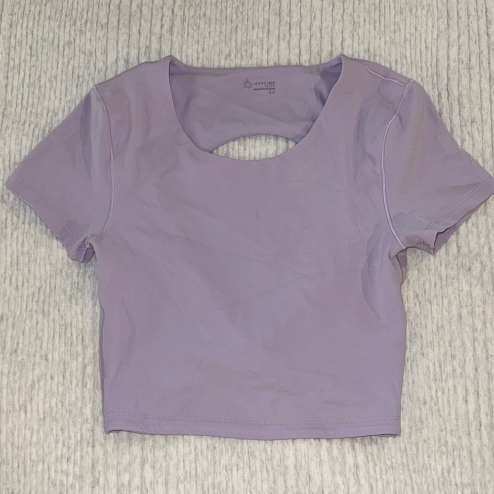 Lavender Crop Top